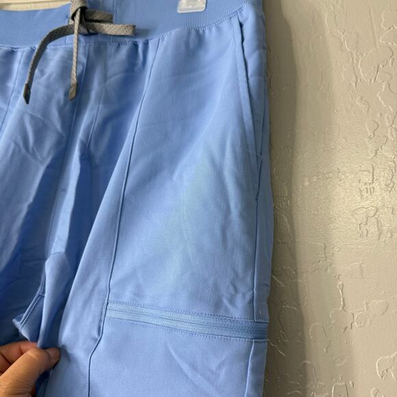 Fabletics High Rise On Call Scrub Joggers, Blue, M - Picture 5 of 5